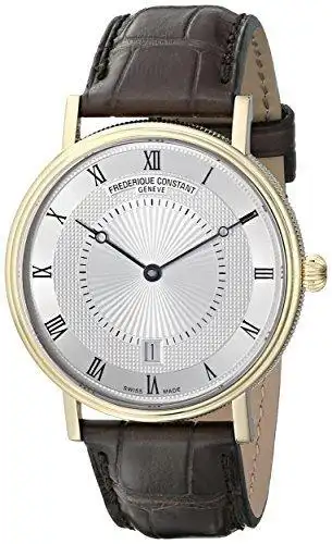 frederique constant 康斯登 fc306mc4s35 slim line gold-tone 男士