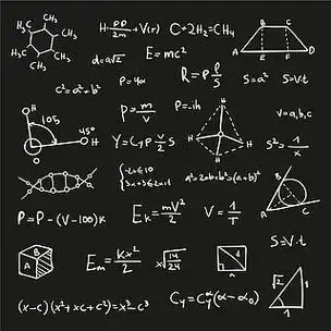 黑板上的科学公式