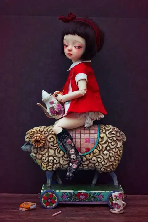 sara amaktine人形摄影 #bjd#小布#娃娃#人形#人偶