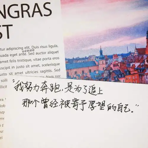 96下面是小陈给大家整理的写给自己的励志短句文案,开始很美,过程很