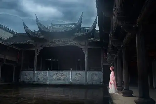 美艳青衣美女时尚端庄写真