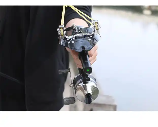 弹弓射鱼神器自动高精度打鱼专用发射器鱼镖箭捕鱼枪弩射鱼器全套