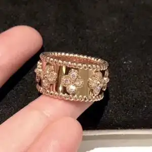 【梵克雅宝戒指满钻】梵克雅宝戒指满钻品牌,价格 - 阿里巴巴