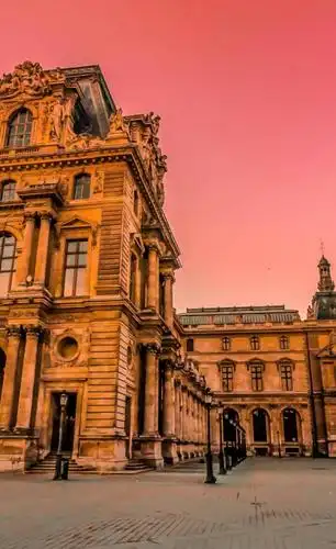 法国卢浮宫唯美景色,图片大全,高清,图库-回车桌面