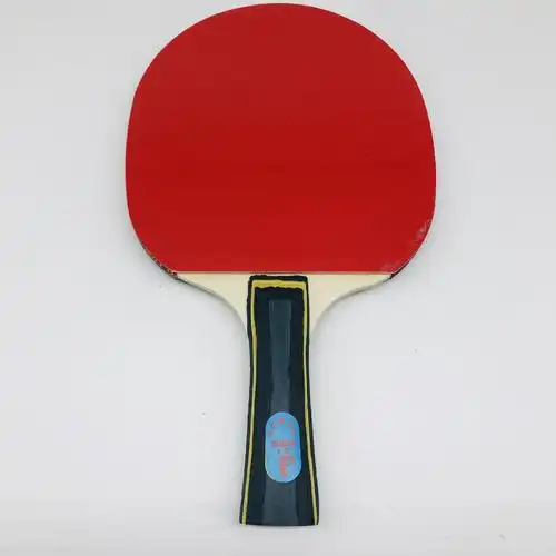 厂家直销 快力王子乒乓球拍 8011鱼型包8厘板彩柄双反胶两拍三球
