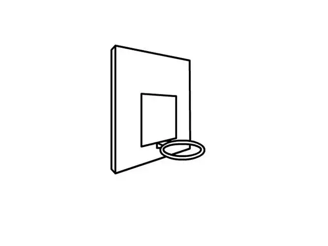 篮球框怎么画