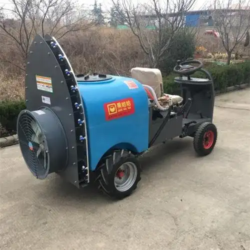 自走式四轮果树喷雾机厂家 果哈哈自走式风送果园打药机