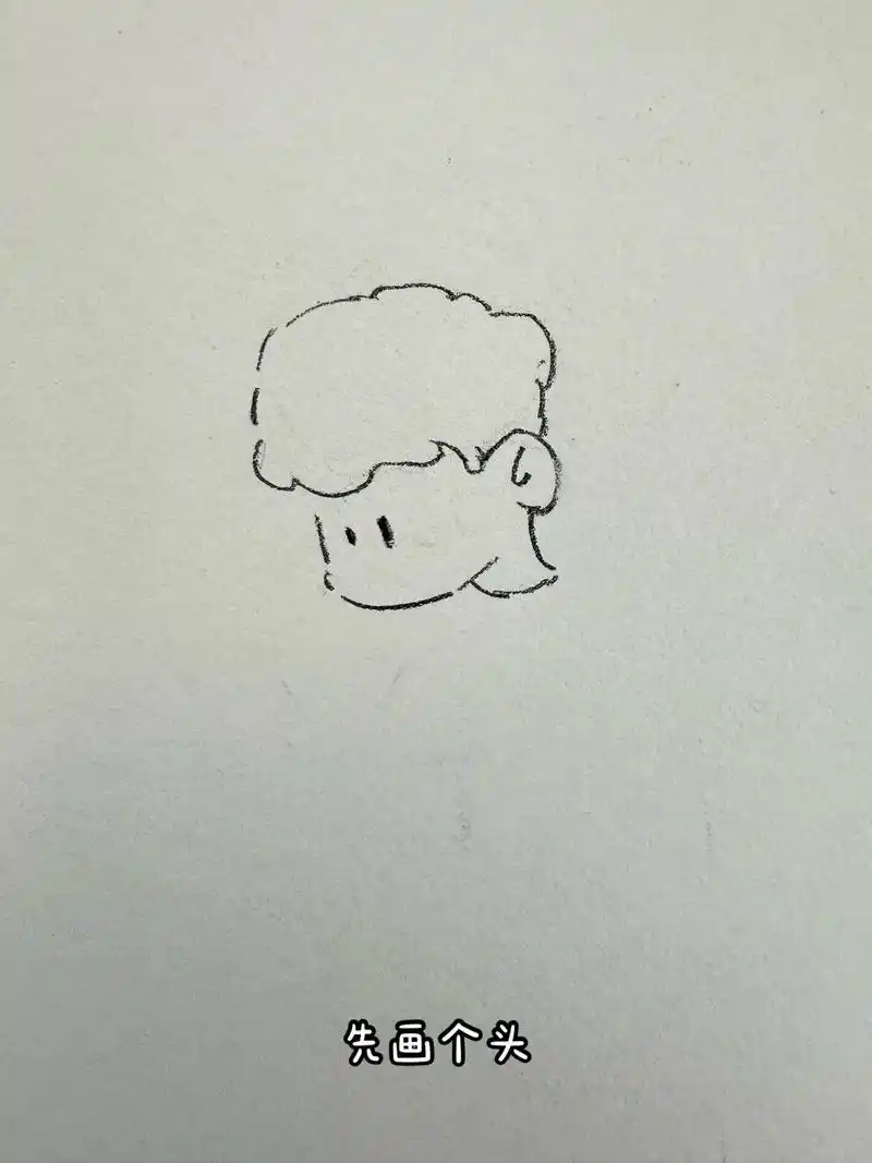 画个烤火小男孩#画画 #简笔画 #手绘 - 抖音