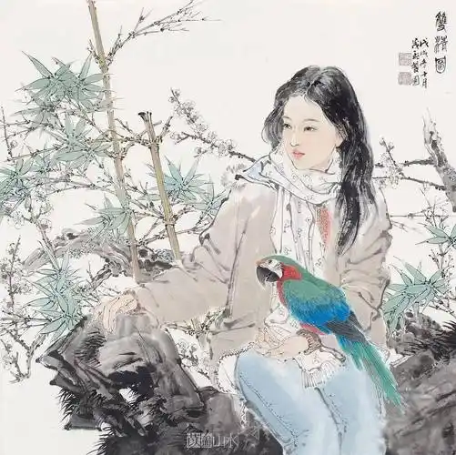 王茂飞力求每一张画干净悦目