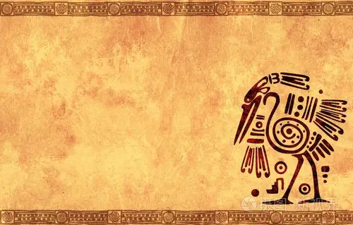 美国印第安民族图案背景