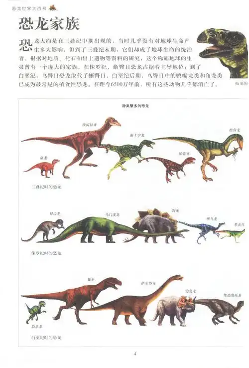 年级精致科普恐龙世界初中生大百科文版课外书