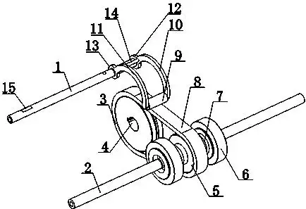 一种张紧式皮带轮驱动机构