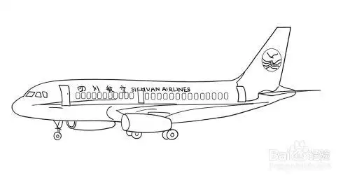 四川3u8633飞机怎么画