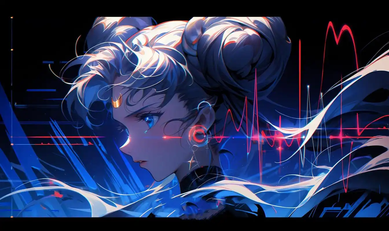 电脑壁纸|美少女战士|电竞蓝调