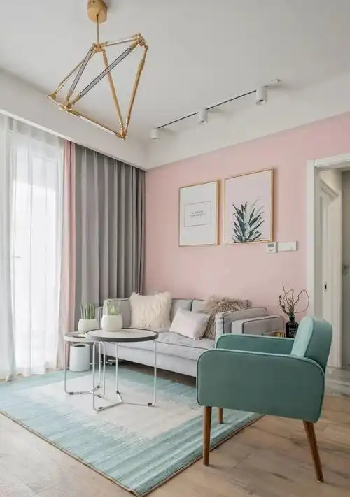 89㎡北欧极简二居装修案例_效果图_土巴兔装修网