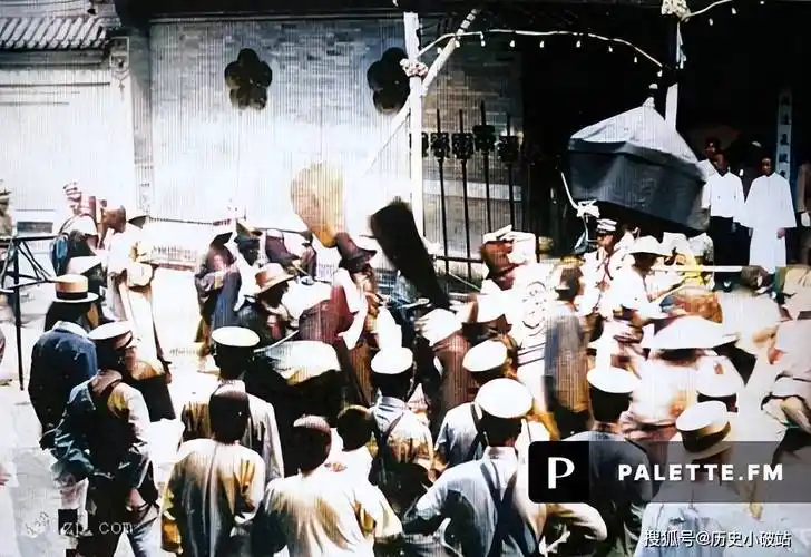 历史的瞬间:张作霖葬礼现场纪实_东北_中国_政治