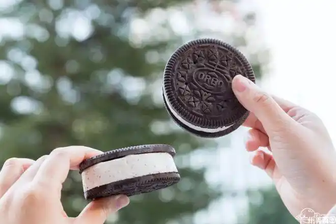 奥利奥x和路雪放大招超超超大奥利奥三明治冰淇淋这谁顶得住