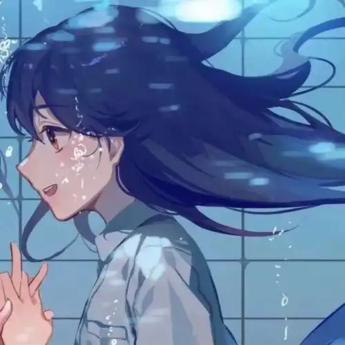 有没有两人闺蜜头像动漫蓝色系