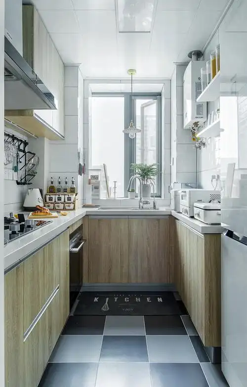 餐厅橱柜3装修效果图精致86平北欧三居厨房效果图