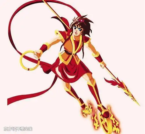 哪吒的火尖枪的简笔画小说