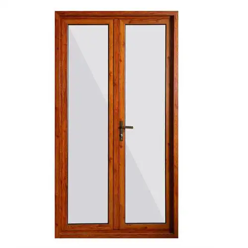 农村庭院大门 户外门 铝合金套装门 铝合金平开门工程按要求定制