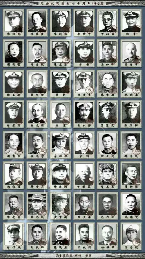 百位抗战英雄都是谁