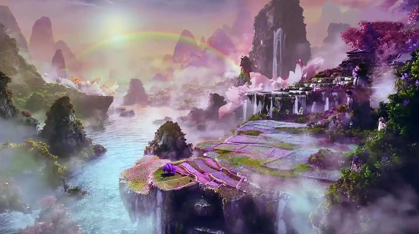 仙侠剧《香蜜沉沉烬如霜》:天宫夜色绚丽如画 宛若梦中仙境