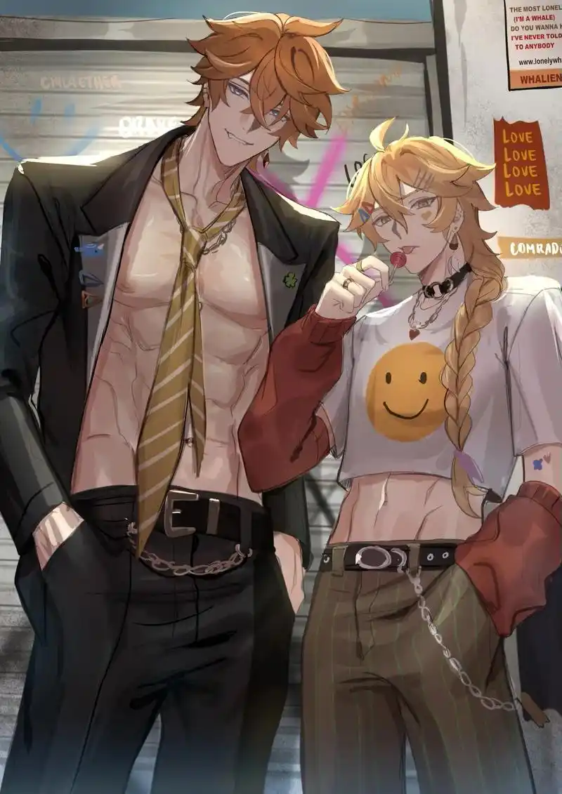 磕cp的快乐呀#all空 #达达利亚 #同人图 图源twi: - 抖音