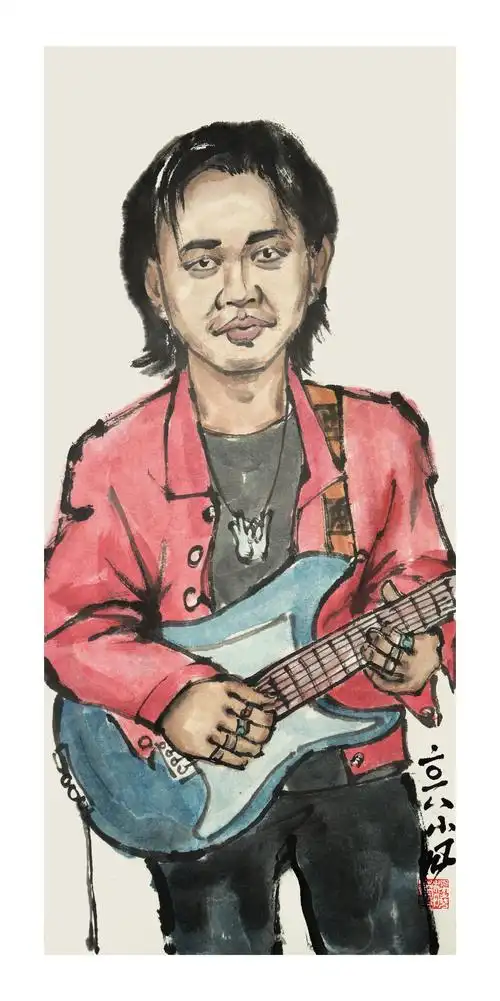 人物画练习—黄家驹