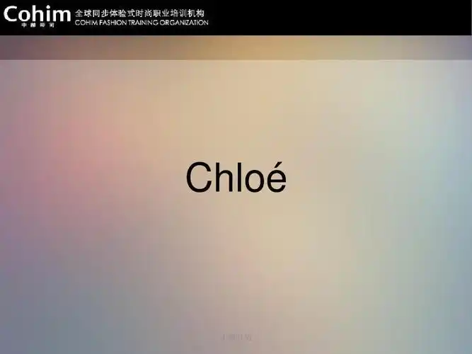 chloe品牌学习解析