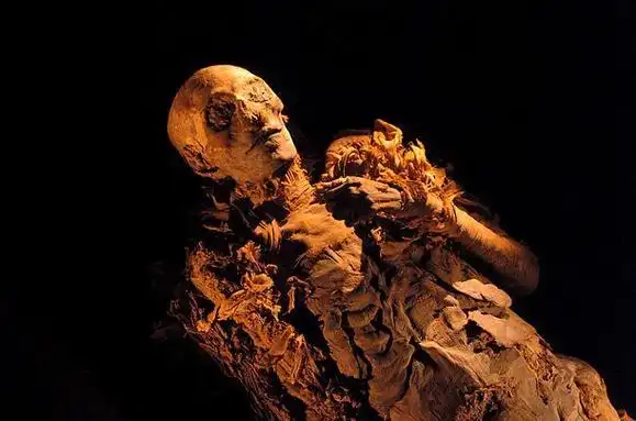 古埃及著名女法老木乃伊眼窝里填满黑色树脂