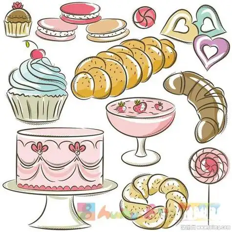 食物简笔画图片彩色怎么画简笔画教程绘画吧-画画