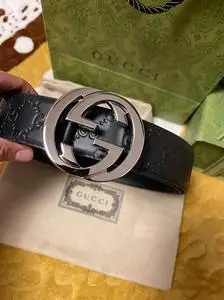 gucci古驰古琦酷奇双g扣男士皮带腰带