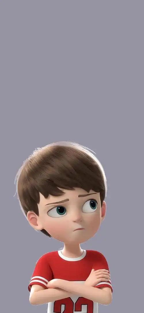 可爱3d卡通人物手机壁纸