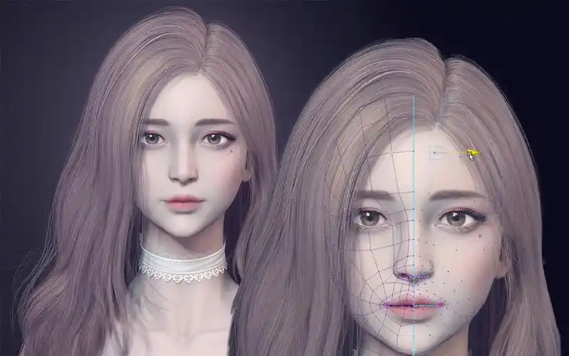 【maya人物建模】人头大型,嘴巴,鼻子,眼睛布线╱上色讲解,角色建模