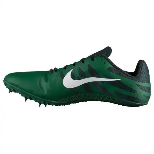 耐克nike zoom rival s9 田径短跑鞋男士钉鞋 gorge green/white 标准