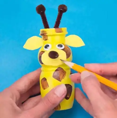 酸奶瓶创意手工制作,幸福感爆棚啦!_瓶子