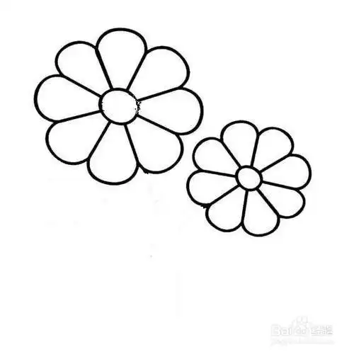 简笔花朵的画法