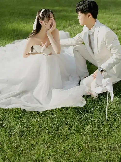 森系小清新婚纱照真的太好看啦喜欢就收藏