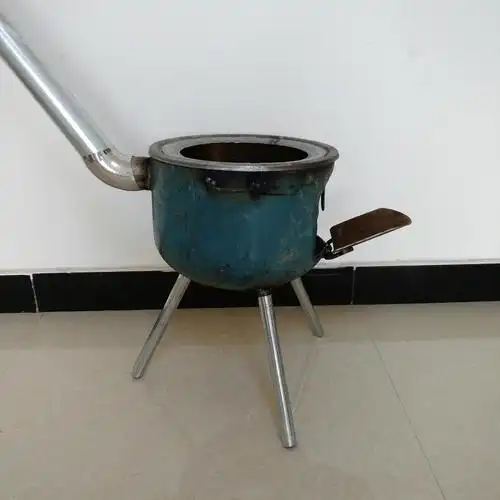 钢管活动脚柴灶农村家用柴火炉烤火炉液化罐炉子江湖热销产品媒灶 - p