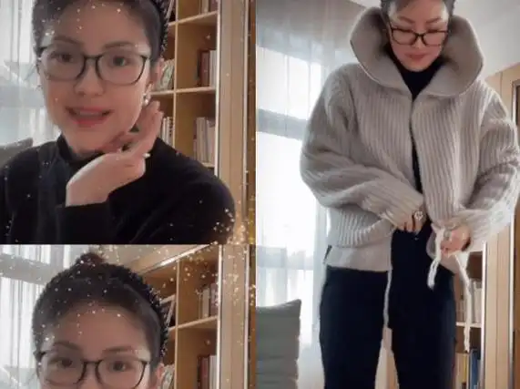 撒贝宁前女友罕见晒娃!站厚雪地里猛摇树枝,儿子身高已超其腰部