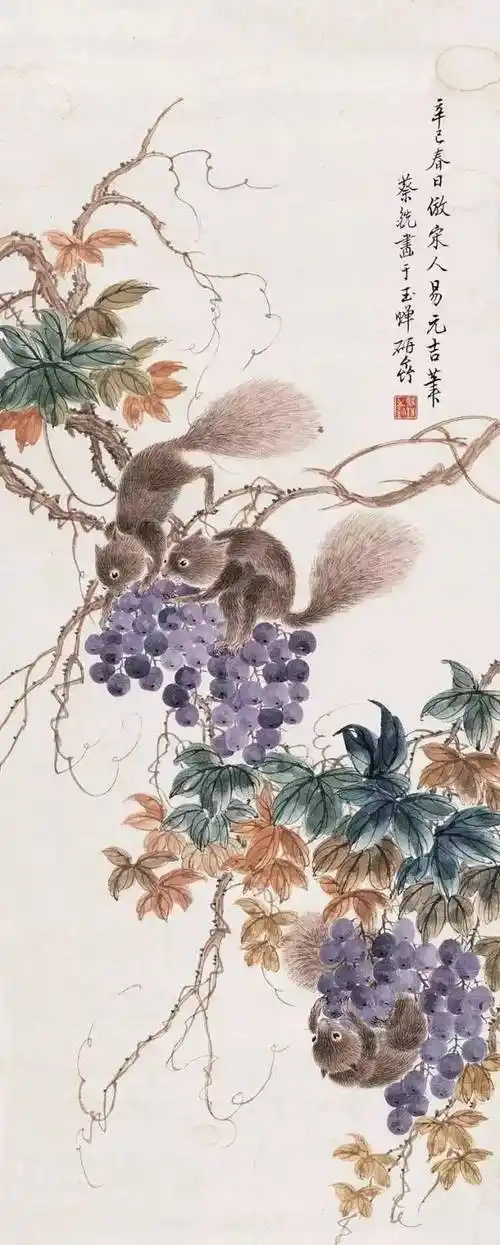 这个眼科医生画松鼠独居神妙