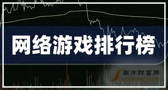 十大网络游戏排行榜2024年4月17日相关股票市值前十名