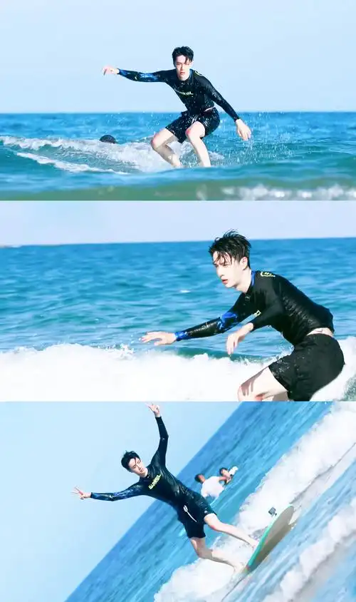 夏日冲浪店预告 截修 summer trip @uniq-王一博 cr:·peche