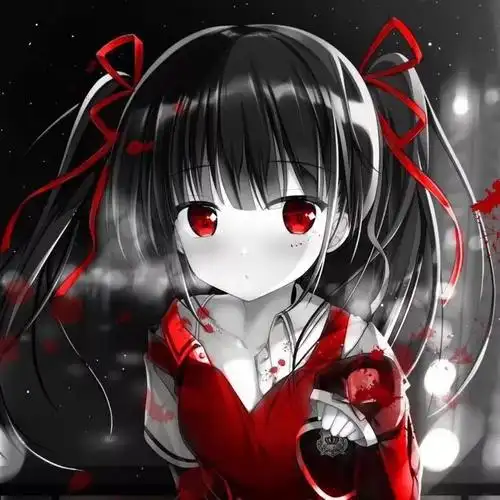 暗黑系头像,黄粱一梦,倾厦而醒