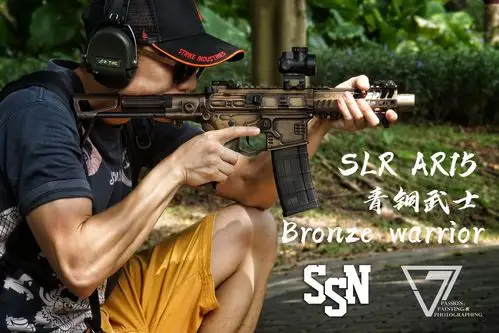 slr ar15pdw短突 水弹枪 改装ssn金属玩具涂装 青铜武士 精击2.