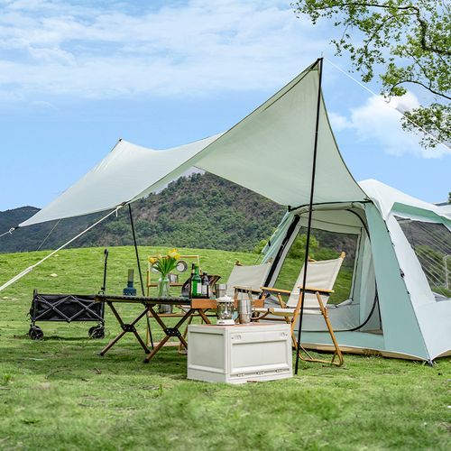 帐篷天幕二合一体户外全自动速开露营便携式折叠野营野餐装备用品