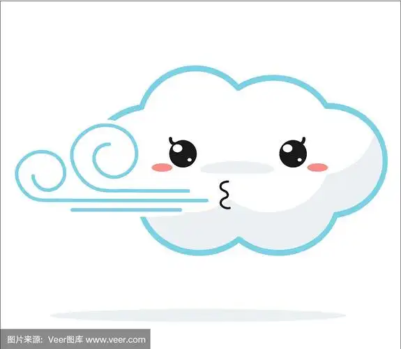 天气预报矢量可爱可爱的卡通.