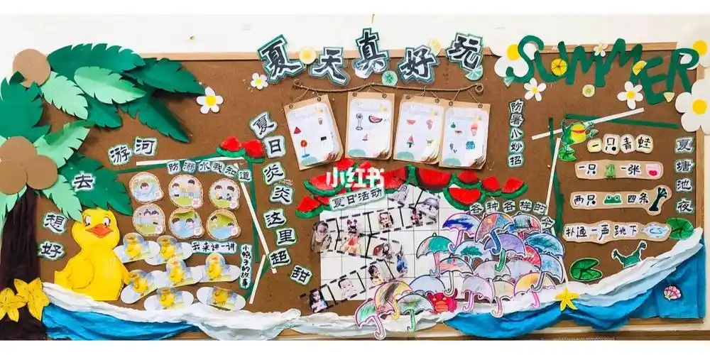 夏天活动主题墙