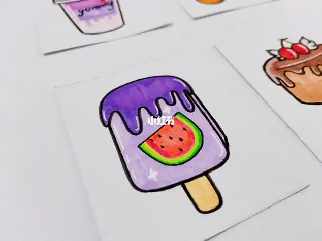 手绘美食简笔画简笔画大全 食物简笔画 > 正文  美食简笔画 第1/2组会